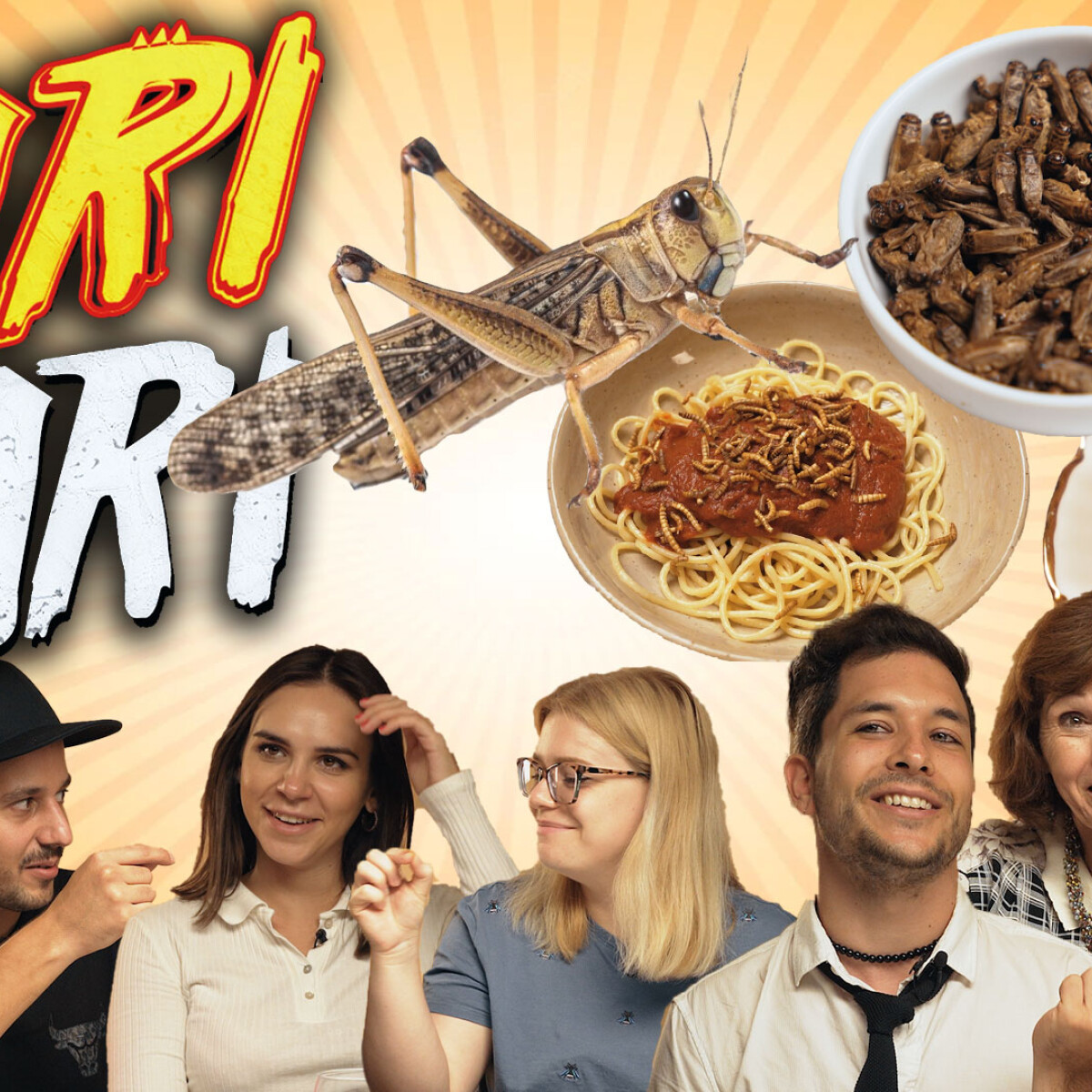 Csak erős idegzetűeknek! Végigkóstoltuk az ehető rovarokat és lárvákat - VIDEÓ