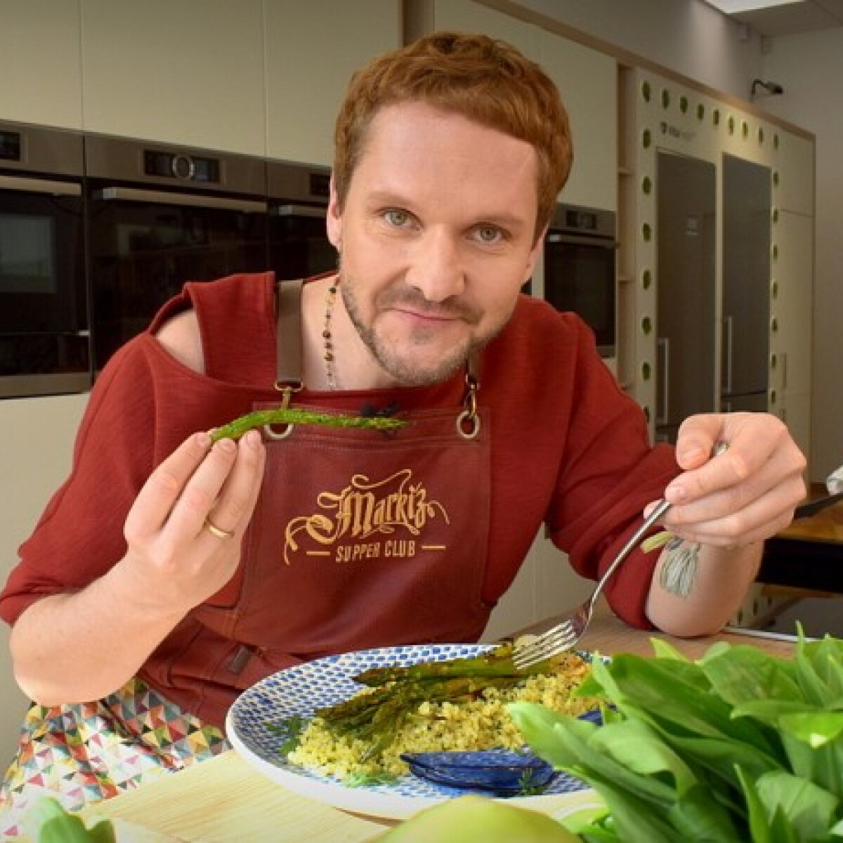 Lakatos Márk olyan bulgursalátát készített, hogy megszólalt...ráadásul spárgával!