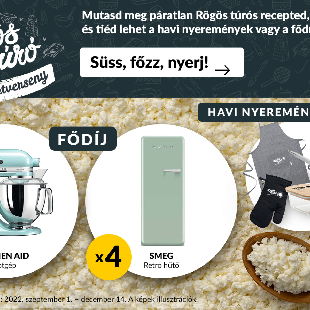 Süss, főzz és nyerj a Rögös túróval!