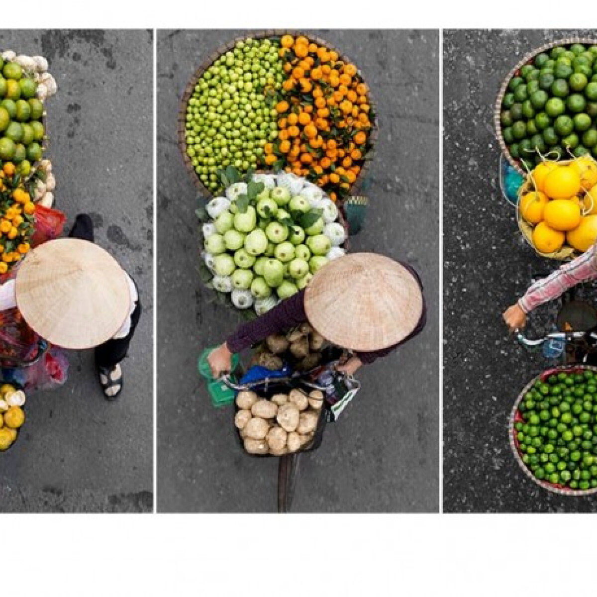 Ez a fotós hidakon ácsorogva fotózza a vietnámi utcai árusokat - élvezd te is!