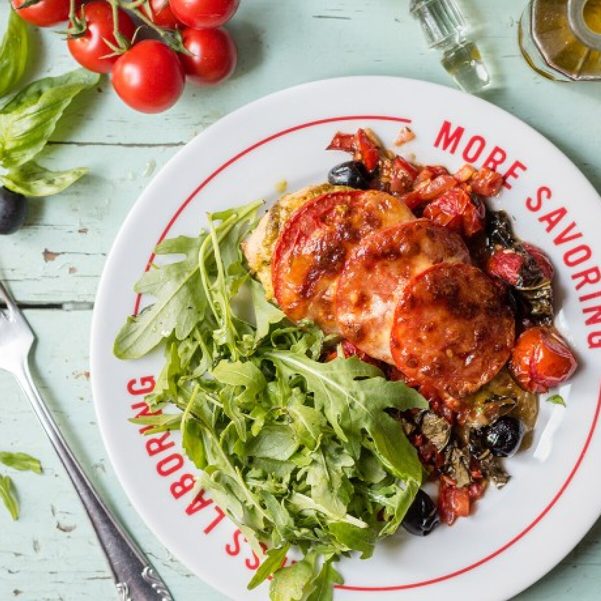 #HÁZIKOSZT: Szuper egészséges csirkés “caprese” Marks & Spencer módra