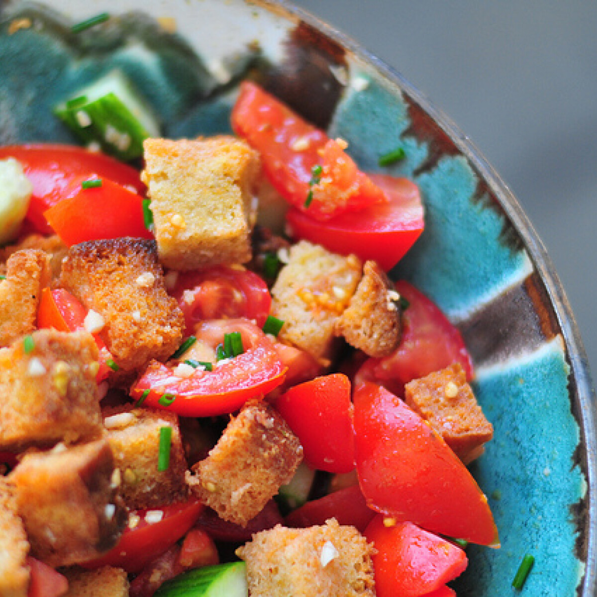 Nyárvégi, gyors ebéd – panzanella