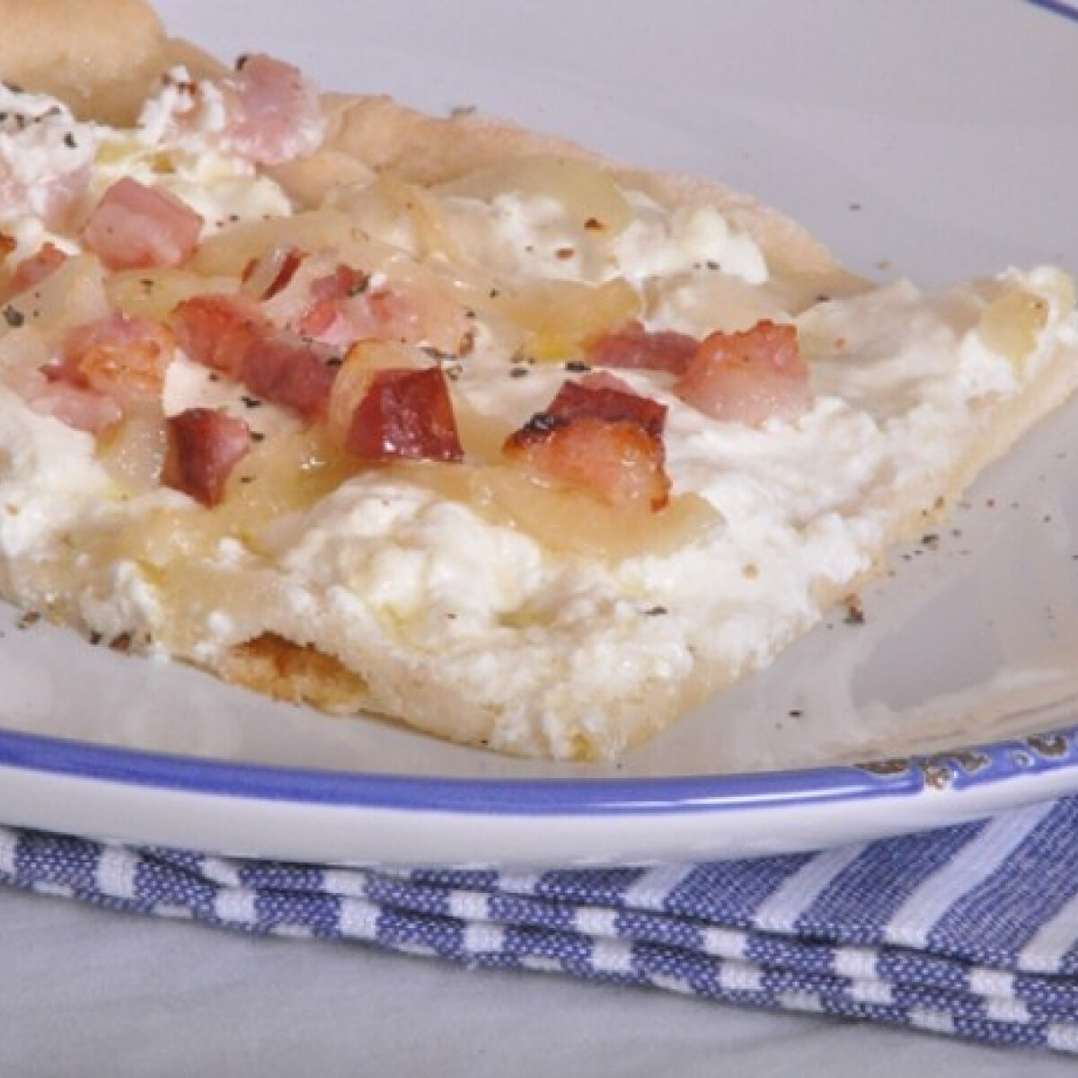 Tarte flambée – a lángos franciául