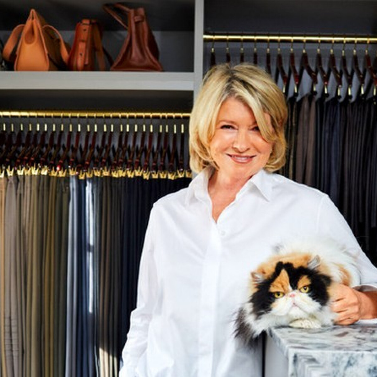 Így néz ki Martha Stewart fényűző gardróbja - már ha kíváncsi vagy rá