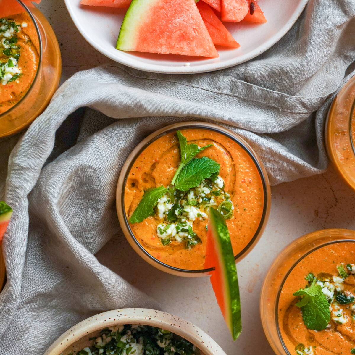 Mentőövet dobunk a hőségben: íme az ötperces görögdinnye-gazpacho