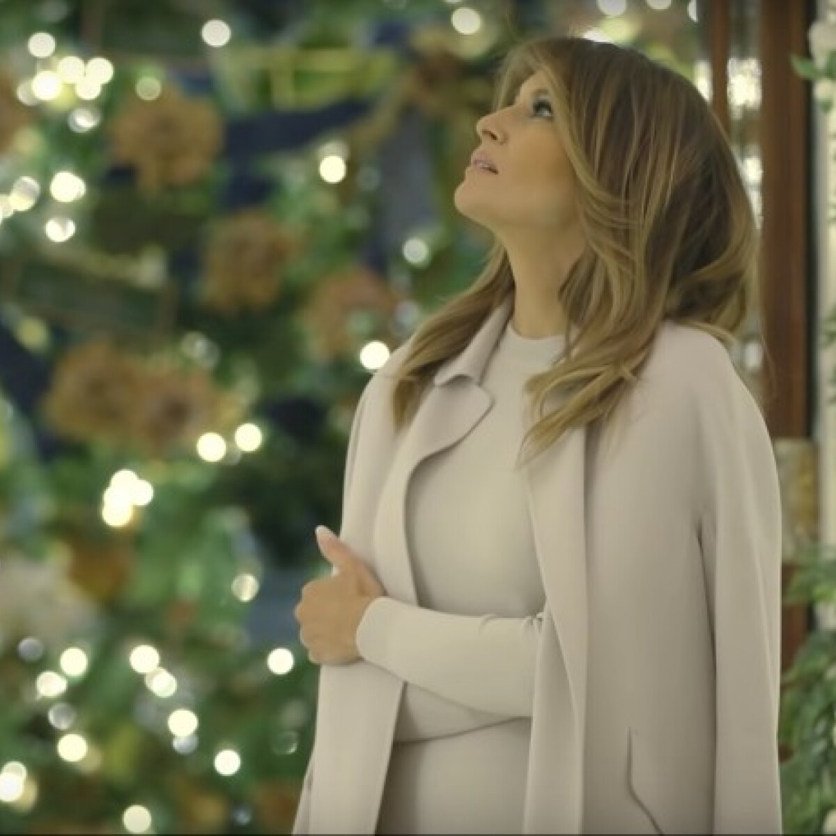 Melania Trump karácsonyi dekorációjától eláll a lélegzeted