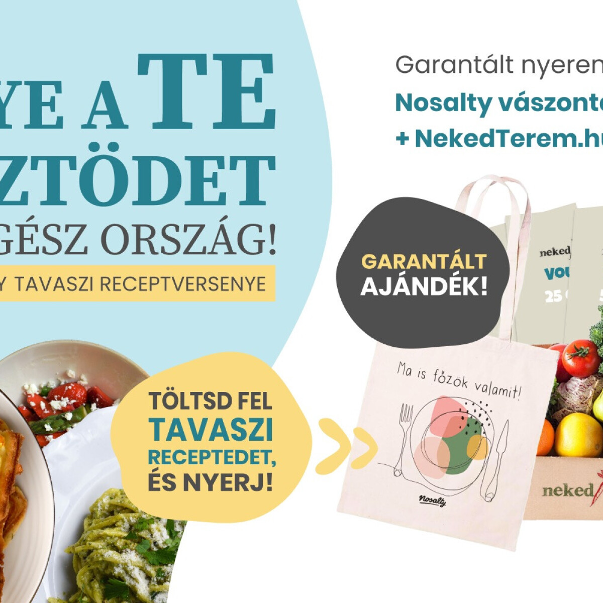 Itt jönnek a nyertesek - Nagy Tavaszi Receptversenyünk lezárult!