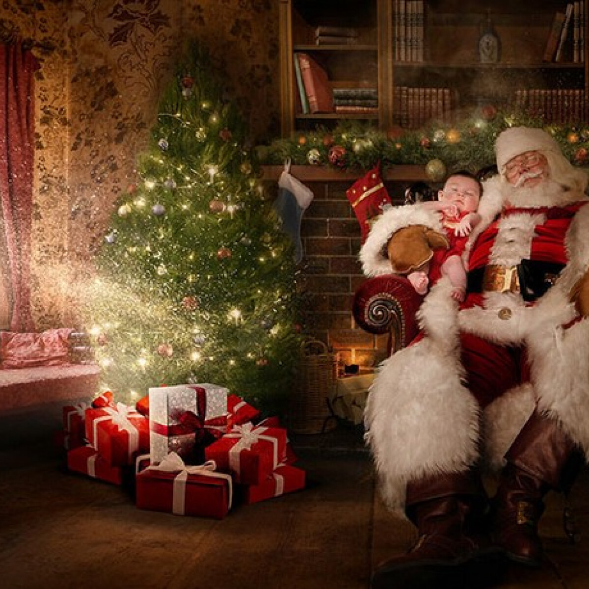 Szívszorító és varázslatos karácsonyi fotókat készít beteg gyerekekről ez a fotós
