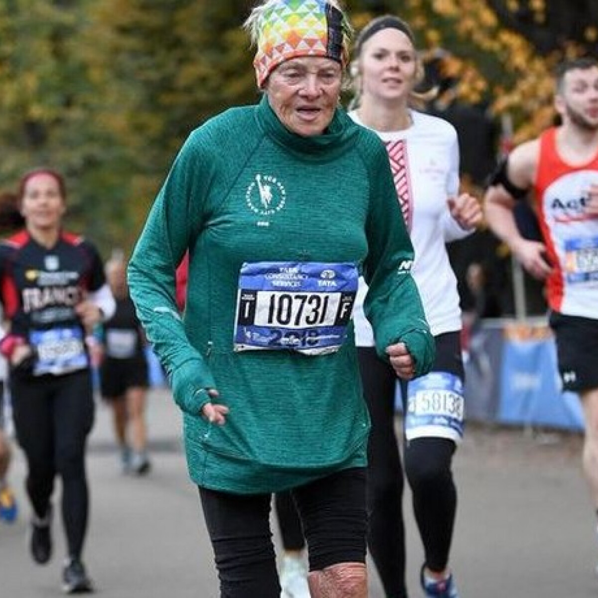 85 évesen lefutni a maratont? Ez a hölgy nem ismer lehetetlent