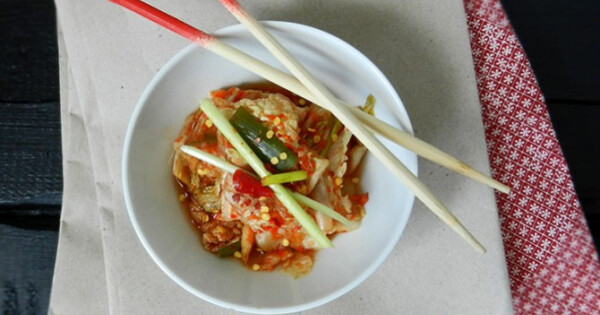 Kimchi-ccsige - koreai egytálétel tofuval és tonhallal
