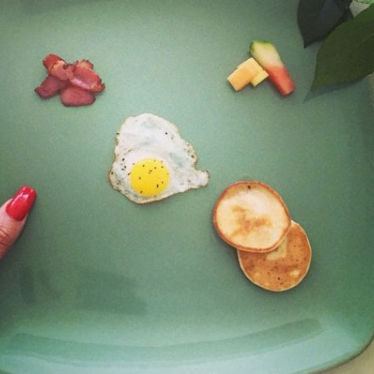 Így néz ki Rihanna reggelije?