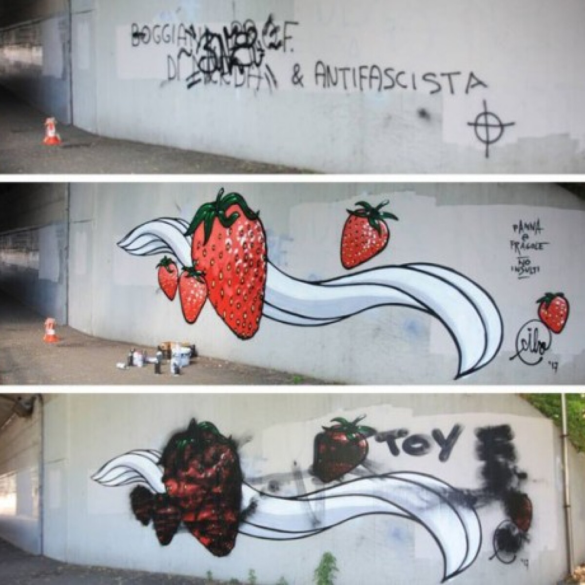 Egyél, ne gyűlölködj! - Egy street art művész felvette a harcot a szélsőségesekkel
