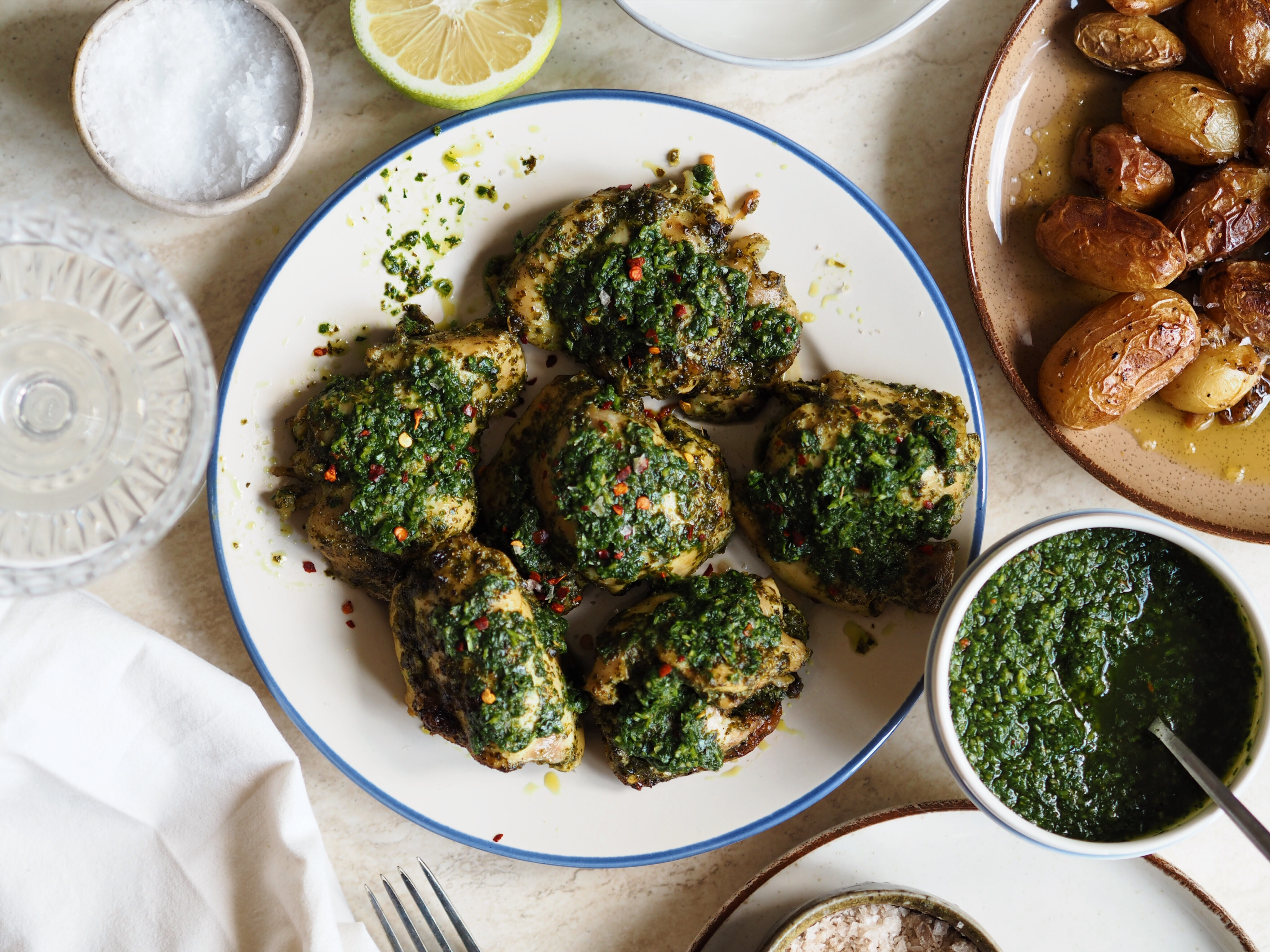 Chimichurris csirke