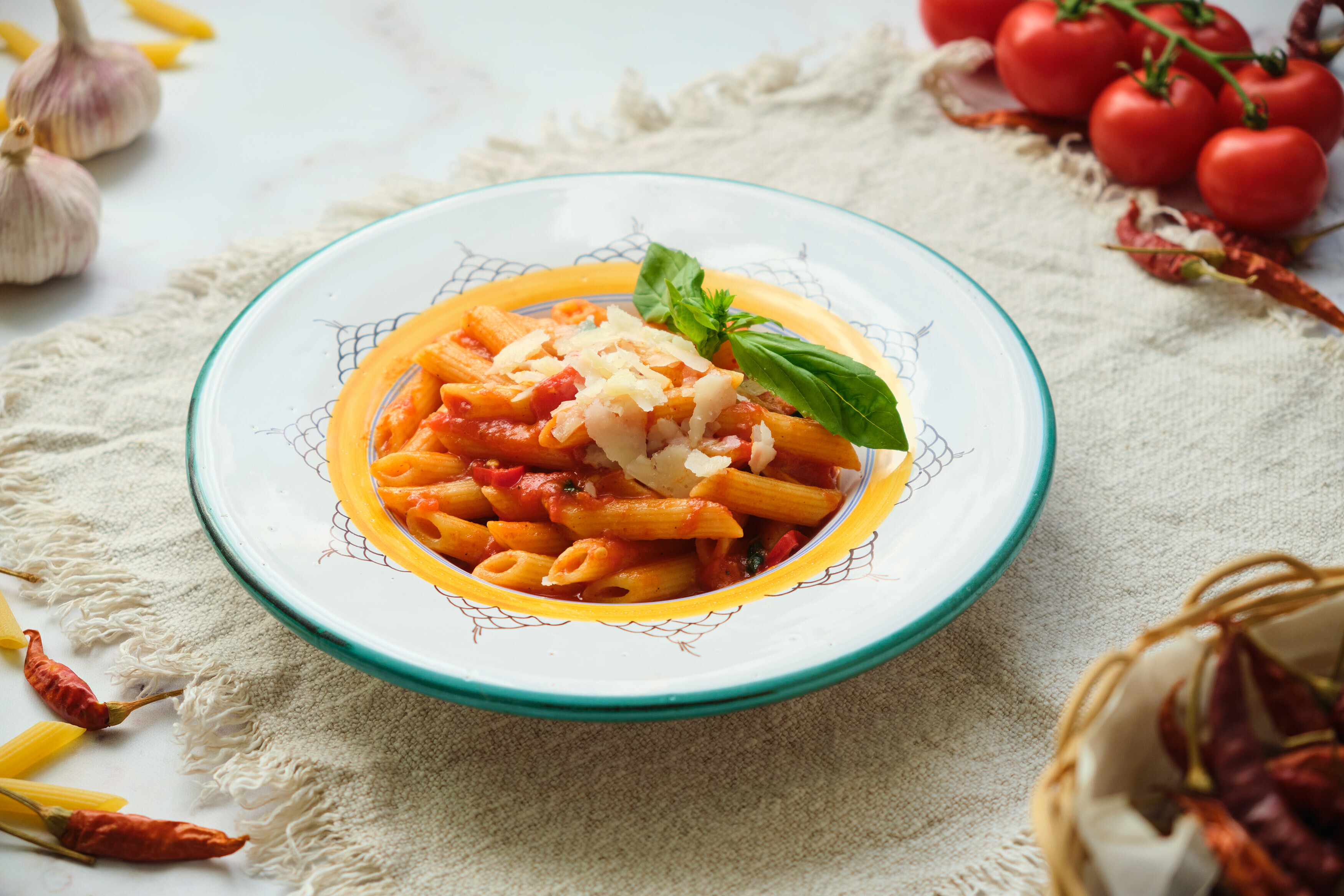 Arrabbiata penne