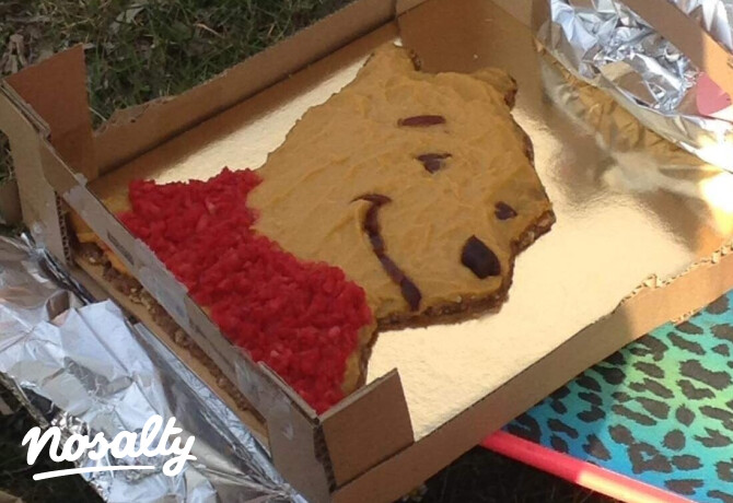 Micimackó torta