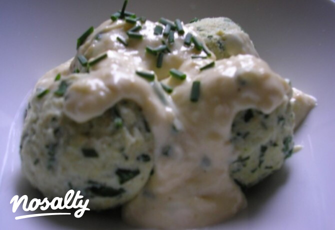 Spenótos ricottagombócok