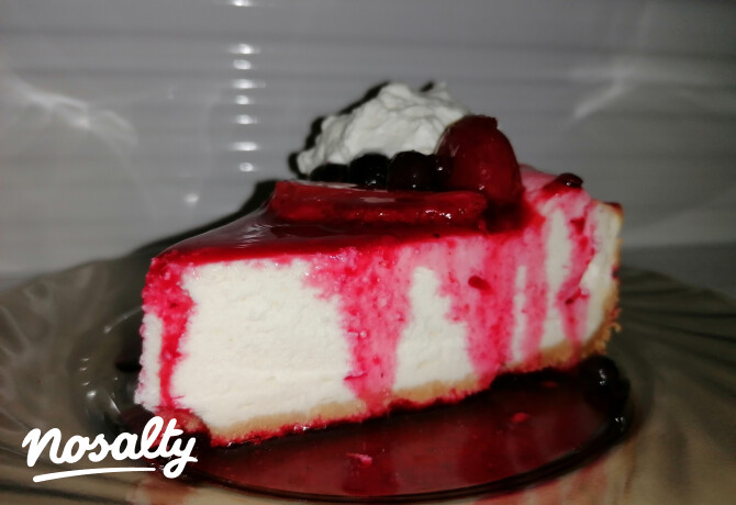 Sajttorta egyszerűen, tojásfehérjével