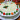 Fehércsoki krémes torta születésnapra