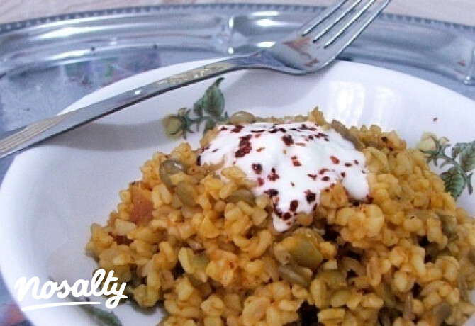 Lencsés bulgur pilav