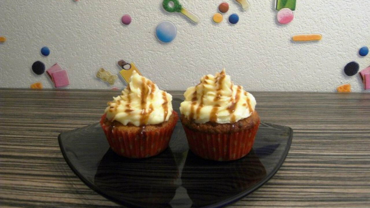 Banános karamelles cupcake