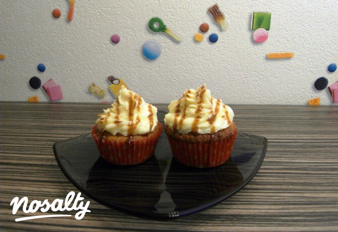 Banános karamelles cupcake