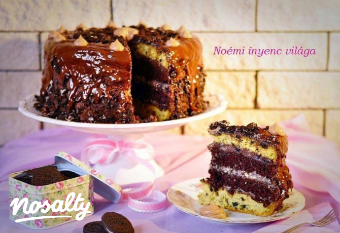 Túrós-oreós torta
