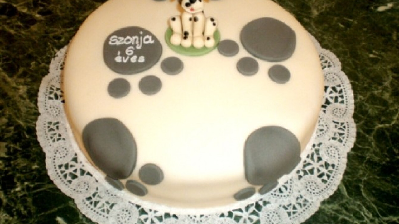 Dalmata torta párizsi krémmel töltve