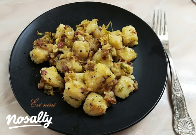 Kelkáposztás gnocchi