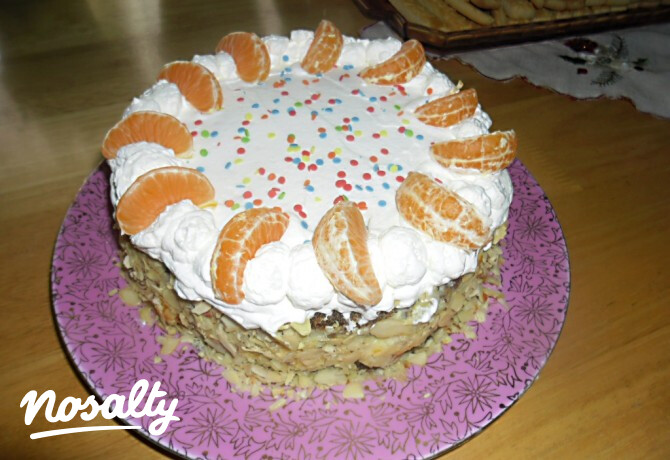 Karácsonyi mandarin torta