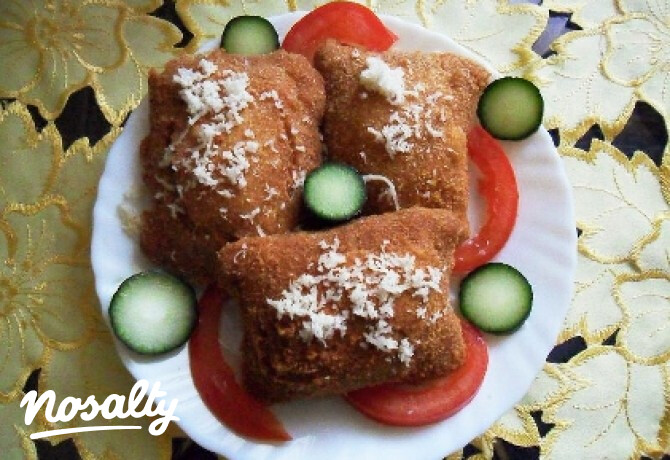 Sajttal töltött rántott fánk