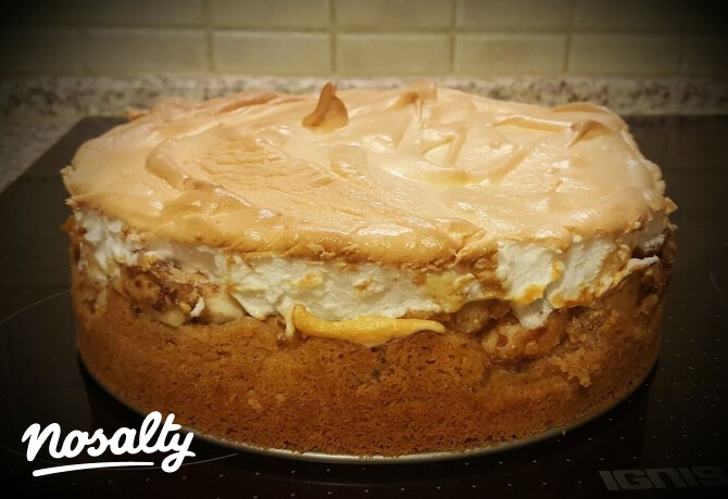 Almás habcsóktorta