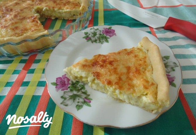 Póréhagymás lepény