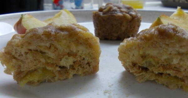 almás mézeskalács muffins