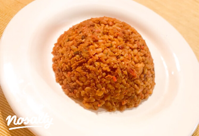 Pikáns csirkés currys bulgur