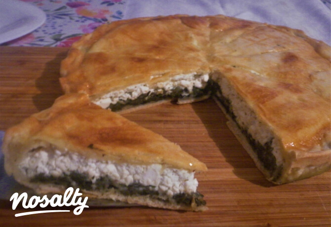 Mángoldos-ricottás pite - Turta de gee