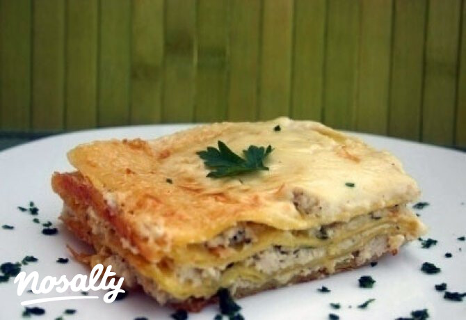 Csirkés lasagne
