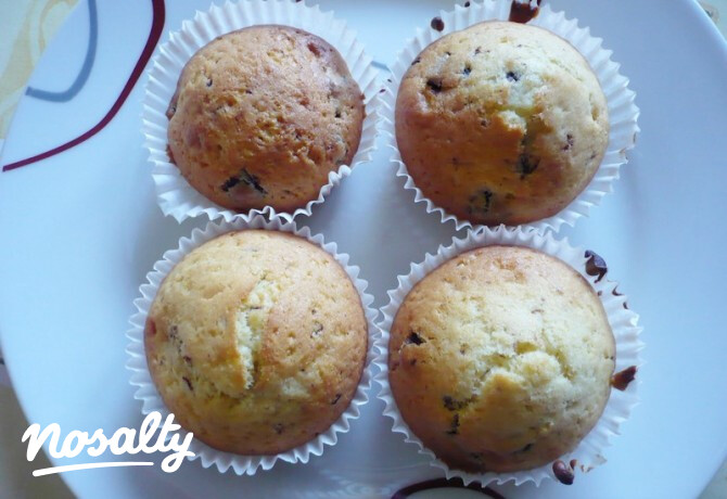 Csokidarabos muffin Évi konyhájából