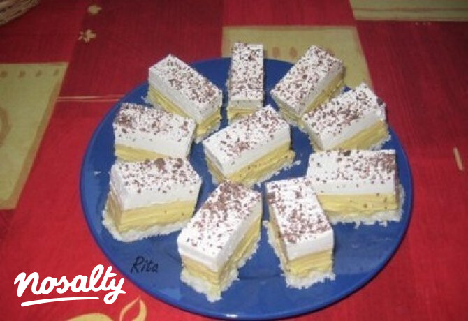 Kókuszos-habos szelet