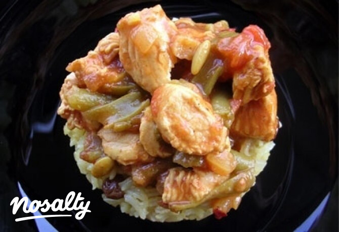 Csirkecurry mazsolás rizzsel (Csirkecurry 3.)