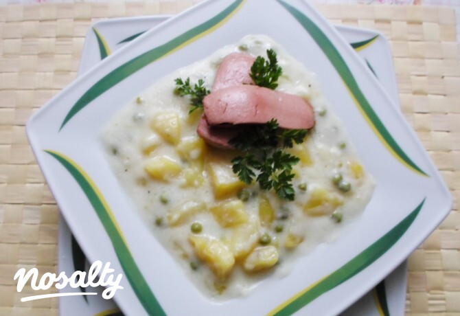 Zöldborsós krumplifőzelék