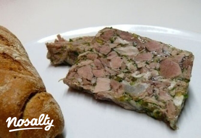 Sertéscsülök terrin
