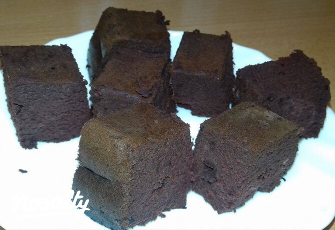 Céklás-csokis wellness brownie