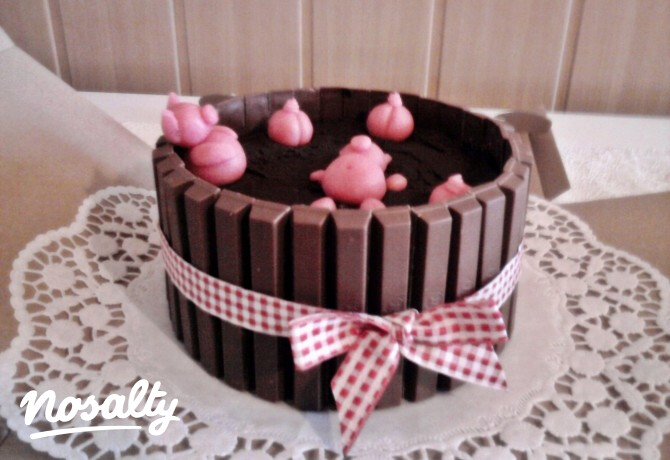 Csokoládés malacfürdő torta
