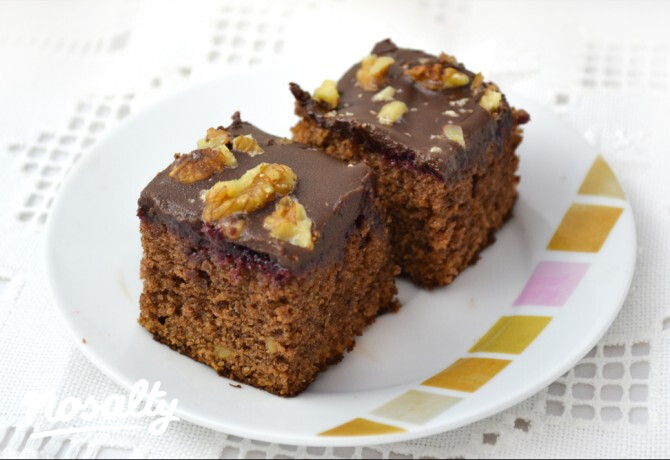 Diós brownie Lunától