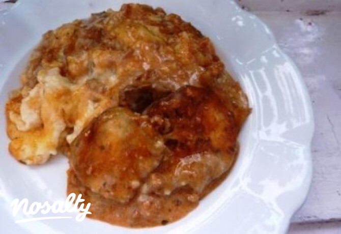 Bolognai rakott padlizsán