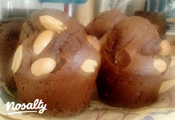 Csokis muffin földimogyoróval