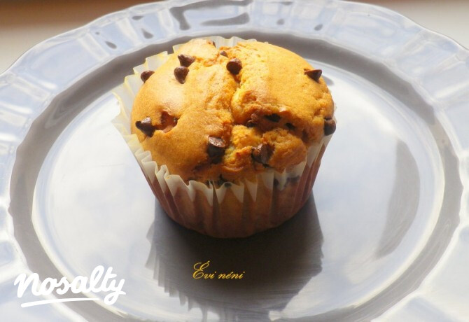 Csokis-banános muffin Évi nénitől