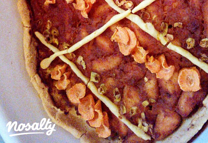 Sütőtökös csirkés pite