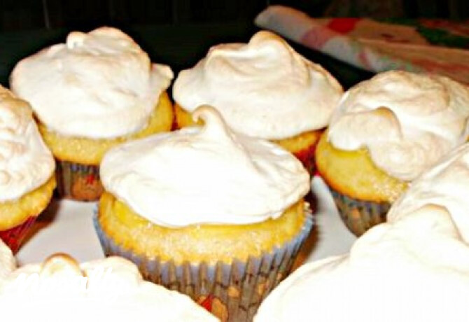 Citromkrémes muffin