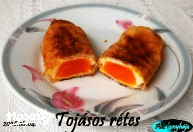 Tojás rétestésztában